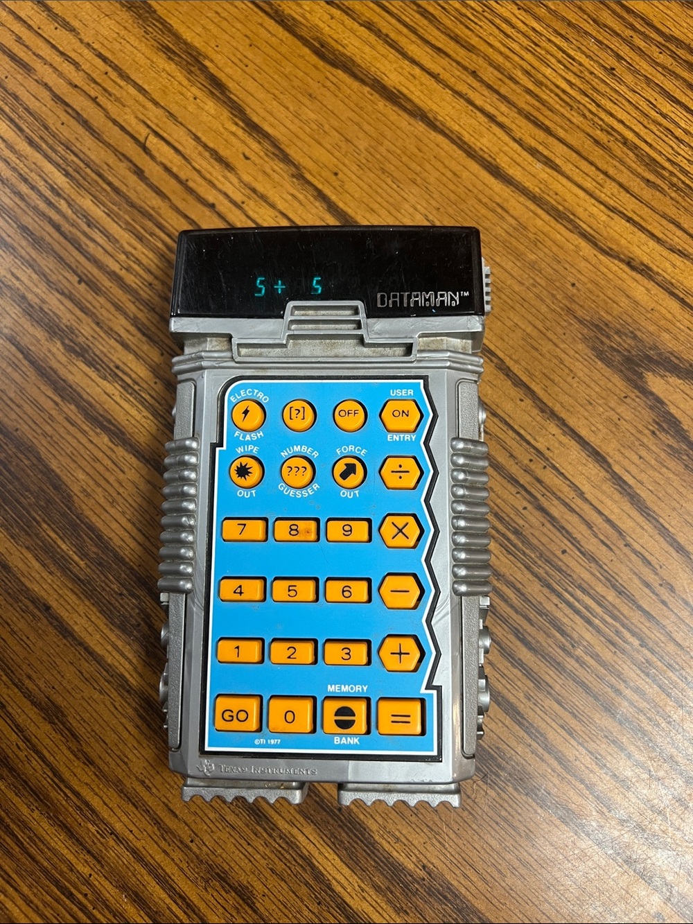 Texas Instruments Dataman with Blue Face and Orange Buttons
